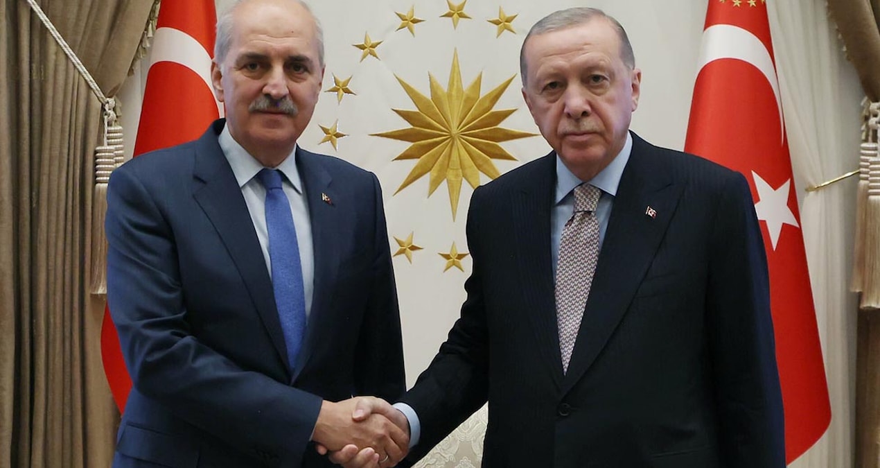 cumhurbaskani erdogan tbmm baskani numan kurtulmusu kabul etti f1YpfltG